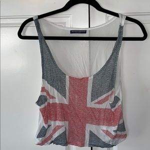 Brandy Melville British flag tank top